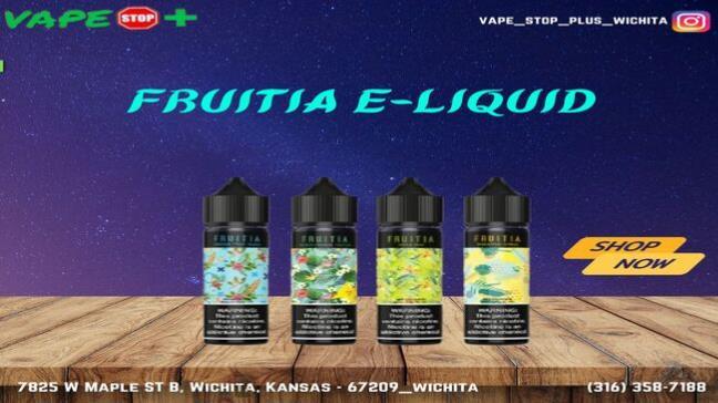 Fruitia E-Liquid is available in Wichita, Kansas