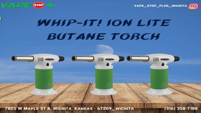 Whip-It! ION LITE Butane Torch is available in Wichita, Kansas